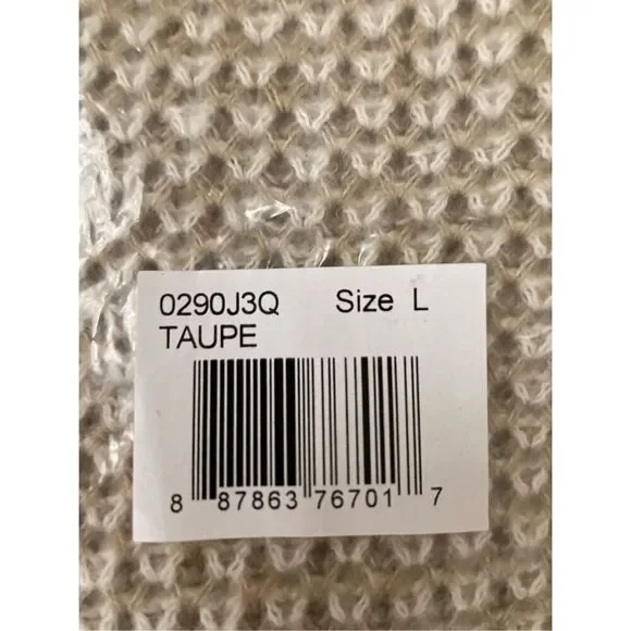 Fortune + Ivy Open Front Waffle Knit Cardigan Size Large Style 0290J3Q (P3) NWT - Picture 9 of 9